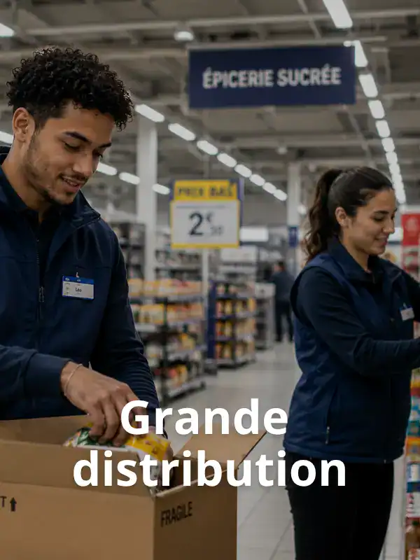 Agence intérim Grande Distribution - Option Intérim
