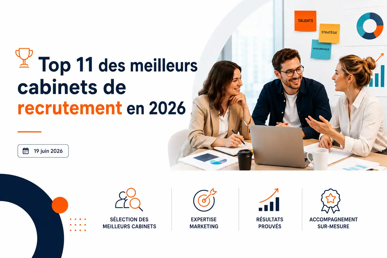 Top 11 des meilleurs cabinets de recrutement marketing